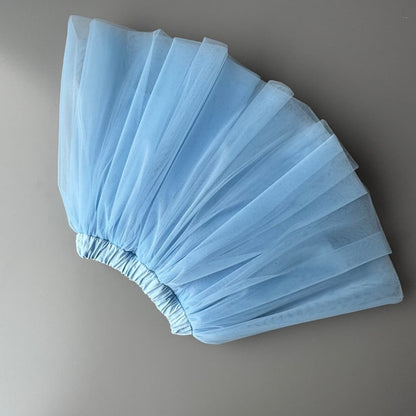 Blue tutu skirt for girls – elegant tulle skirt for special occasions
