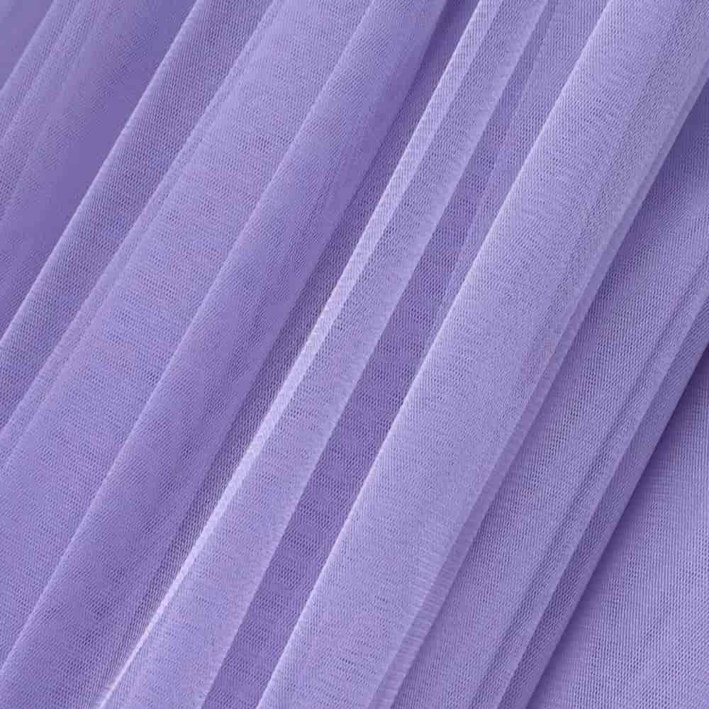 Tüll Stoff lila 300 cm breit, weich, matt und elastisch