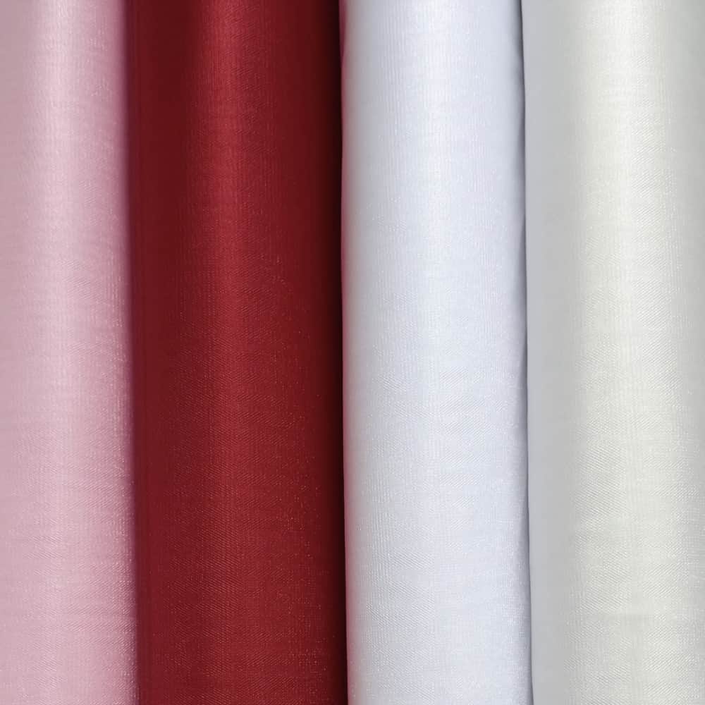 Tüll Stoff rot, rosa, weiß und offwhite 300 cm breit